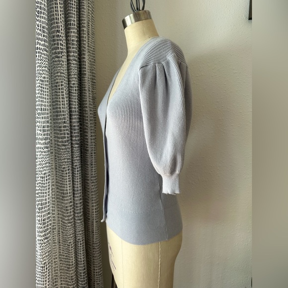 Philosophy Puff Sleeve Cardigan - Picture 2 of 5
